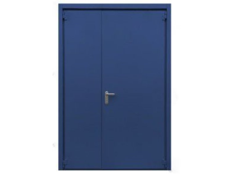 Периметральные двери правое открывание синие